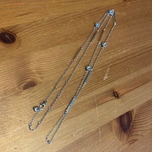 Brighton Silver Necklace with Crystal Accents
